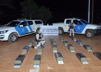 Dos detenidos y 200 kilos de marihuana secuestrados en Puerto Santa Ana