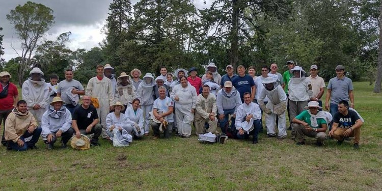 PRESENCIA MISIONERA. Parte de la delegación misionera que viajó a la provincia de Entre Ríos.