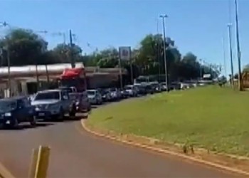 Insólita manifestación en Encarnación