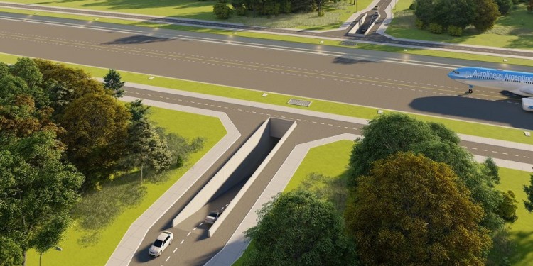 PROYECTOS. El arquitecto Recamán explicó su propuesta de unión en la zona oeste de la ciudad con un túnel.
