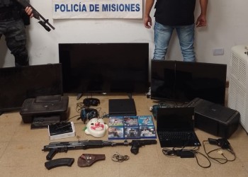 Desmantelaron un centro de acopio de objetos robados en Posadas
