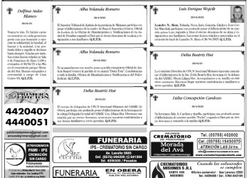 Fúnebres del martes 2 de mayo de 2023