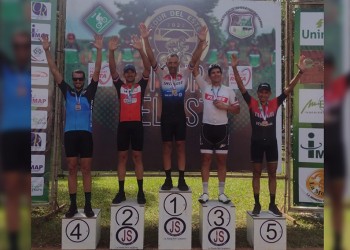 Ciclismo: otro podio del misionero Diego Báez