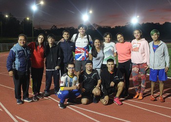 El equipo, listo para el Open de Chaco