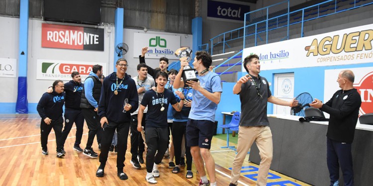 CAMPEONES Y ANFITRIONES. Los chicos de OTC ganadores de la ultima Liga de desarrollo de Argentina serán locales desde hoy en el Torneo Interligas que reúne a los dos mejores equipos juveniles de Argentina y Brasil.