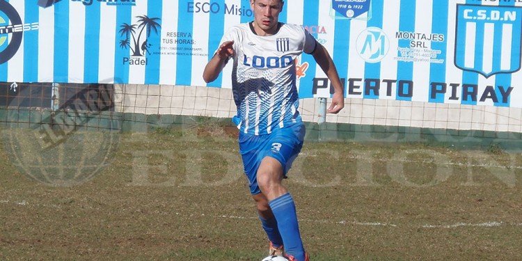 SE ANOTÓ EN LA RED. Eduardo Melo abrió la cuenta para el Nacio.