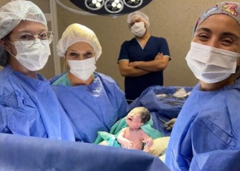 Tras su nacimiento, dieron de alta a Sergio el primer bebé misionero operado intraútero