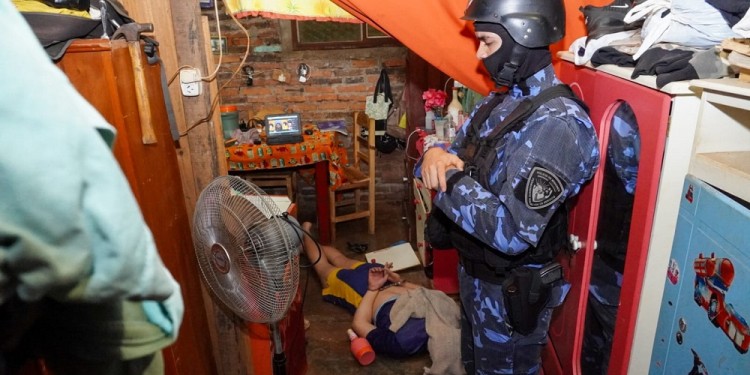 AEROCLUB. En ese barrio capitalino fue detenido uno de los cabecillas ayer.