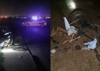 Un ciclista resultó herido luego de ser atropellado por una moto