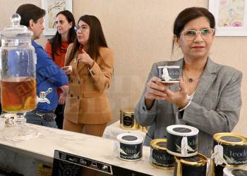 A días de la Expo Té Argentina, se realizó una degustación de té, blends y pastelería