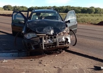 Fuerte choque en inmediaciones al peaje de Fachinal