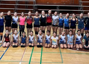 Gimnasia aeróbica: misioneras a conquistar Chubut