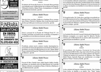 Fúnebres del Miércoles 24 de Mayo de 2023