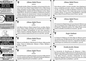 Fúnebres del Jueves 25 de Mayo de 2023