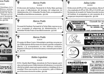 Fúnebres del Miércoles 3 de Mayo de 2023