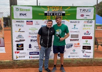 El eldoradense Mateo Labuckas festejó en Brasil