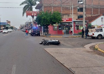 Motociclista resultó herido tras colisionar con una camioneta en Posadas
