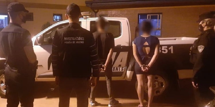 FUGA. El hombre se ocultó en una casa en Cruce Caballero, mientras que la joven fue detenida en San Vicente.