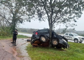 Tres heridos en despiste en la ruta nacional 14