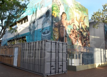 Una solución a medias para el polémico container del Parque Paraguayo