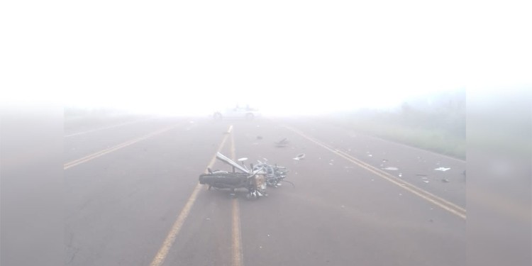 VISIÓN LIMITADA. La niebla que se posó sobre la zona sur este martes podría haber sido desencadenante del siniestro fatal.