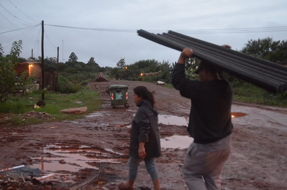 Temporal: quedan pocos evacuados y se normaliza el servicio eléctrico en Misiones