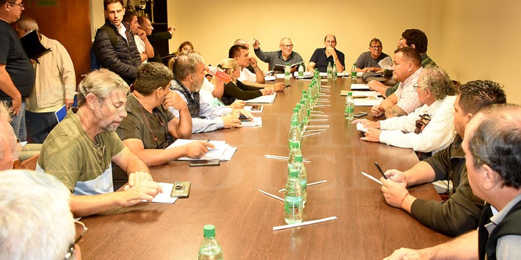 SIN AVANCES. La imagen es de la última asamblea, en la que Rocha fue elegido presidente. Todo fue declarado nulo.