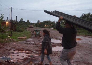 La lluvia afectó a varias familias de Posadas