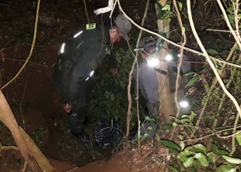 Hallaron millonaria carga de marihuana escondida en un pozo en Jardín América
