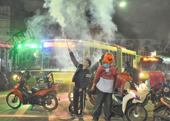 Protesta de motoqueros delivery contra “la inseguridad y la impunidad de Pissani”