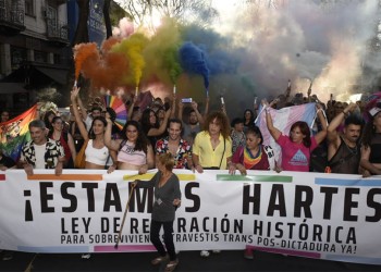 Organizaciones travestis y trans marchan “por una ley de reparación histórica”