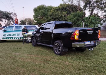 Gendarmería secuestró sobre la ruta 14 una camioneta robada en Brasil