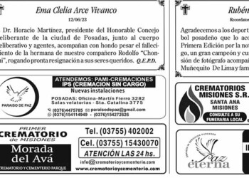 Fúnebres del Martes 13 de Junio de 2023