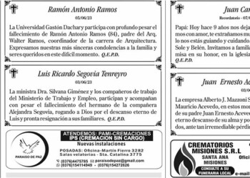 Fúnebres del Miércoles 7 de Junio de 2023