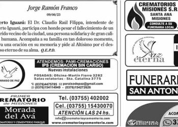 Fúnebres del Sábado 10 de Junio de 2023