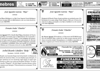 Fúnebres del miércoles 21 de junio de 2023