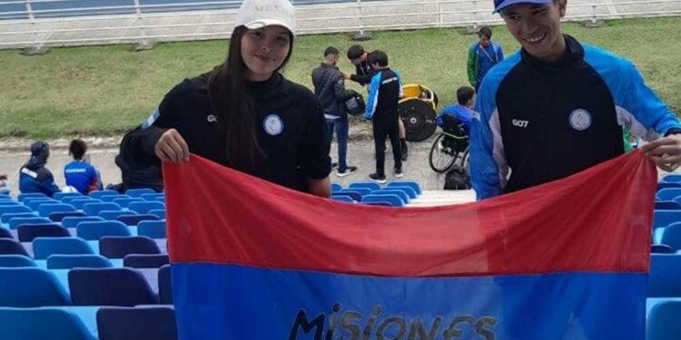 BIEN REPRESENTADOS. Benítez y López ocuparon un lugar en el podio.