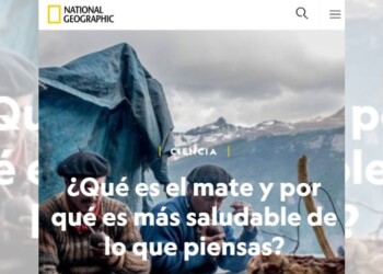 El mate en National Geographic donde destacaron beneficios para la salud