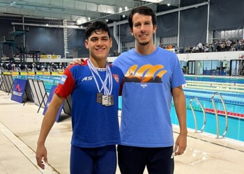 Natación: cierre ideal para el misionero Máximo Yesa
