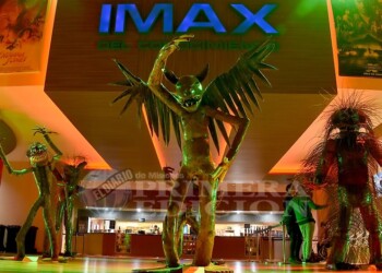 Seres mitológicos conquistaron el cine IMAX del Conocimiento