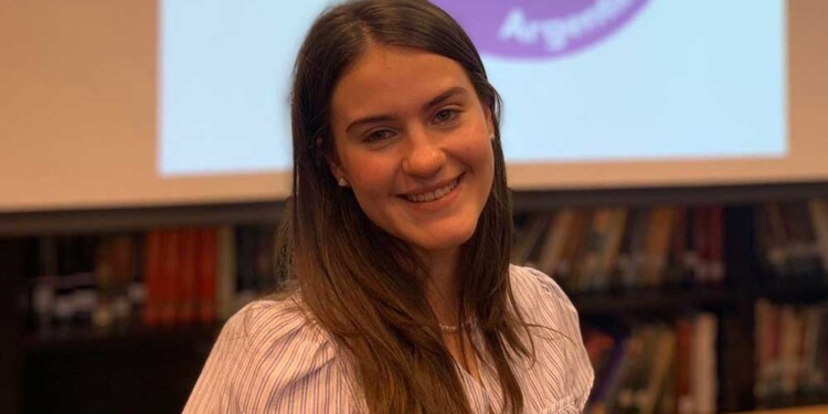 La elegida. Ornella Dotti es misionera y estudia Abogacía en la UBA.