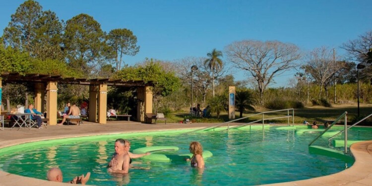 ALGUNA VEZ, TERMAS. El parque cuenta con piletas que pretenden ser aprovechadas para potenciar el turismo.