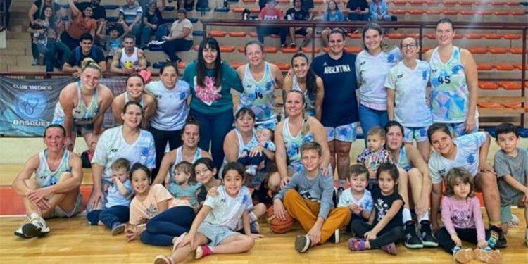 EL PRIMERO, ADENTRO. Club Médico derrotó a CAPRI y sigue en carrera. (Foto: Gentileza C. Reble)