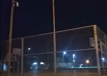 Hace ya varios meses que las dos canchitas de la Chacra 192 están sin luz