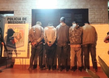 Detuvieron a cinco jóvenes con un arsenal para la caza furtiva