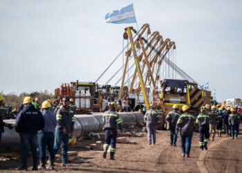 Comienza el llenado del primer tramo del gasoducto Néstor Kirchner