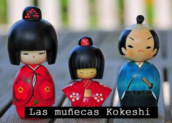 Kokeshi como símbolo de buena suerte