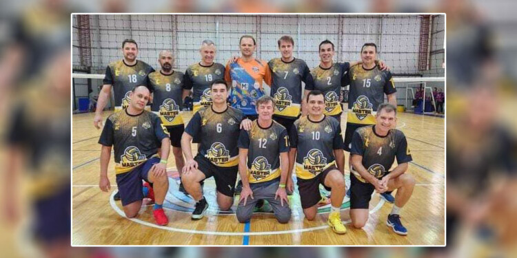 CAMPEÓN. Apóstoles Vóley fue el mejor dentro de la rama masculina.