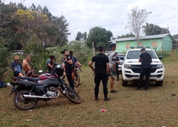 Motoqueros revoltosos terminaron en comisaría