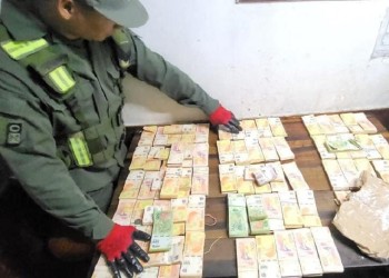 Viajaba en colectivo con casi 8 millones de pesos en su equipaje